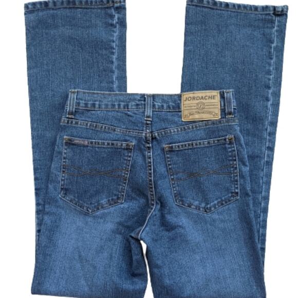 Jordache High Waisted Boot Cut Jeans Sz3/4 - Picture 3 of 6